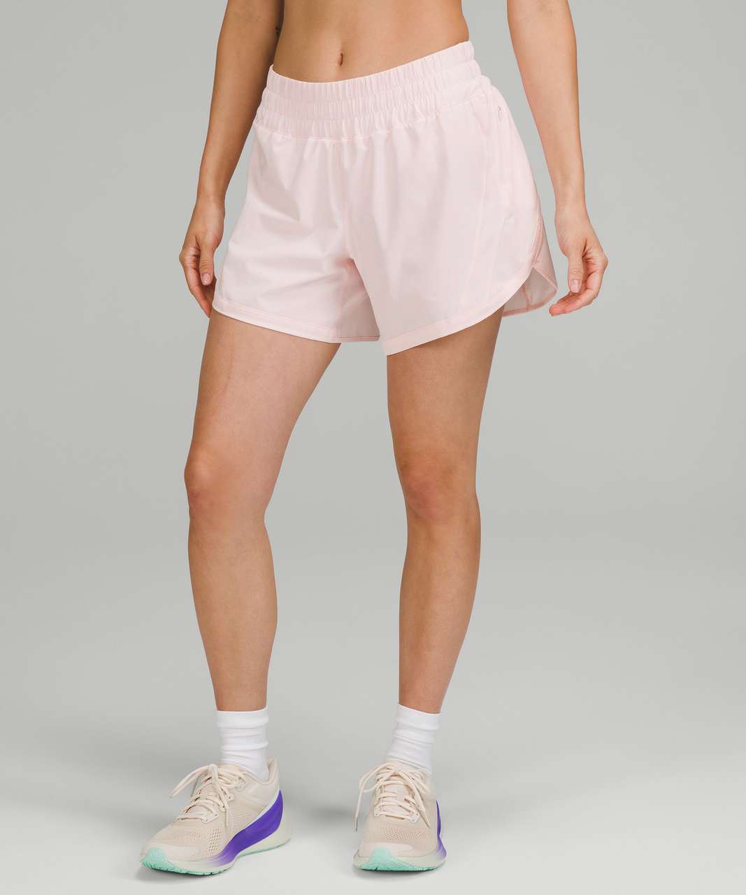 lululemon athletica, Shorts, Lululemon Track That Mr Short 5 Pink Puff