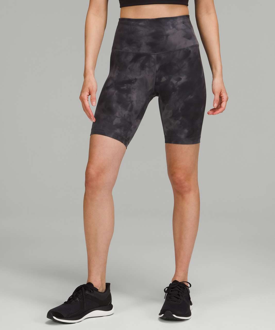 Lululemon Wunder Train High-Rise Short 8 - Diamond Dye Pitch Grey Graphite  Grey - lulu fanatics