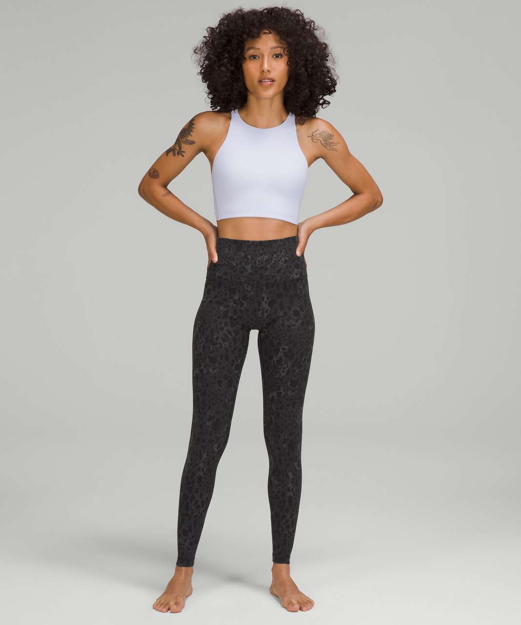 Lululemon Align High-Rise Pant 28 - Cheetah Camo Deep Coal Multi - lulu  fanatics