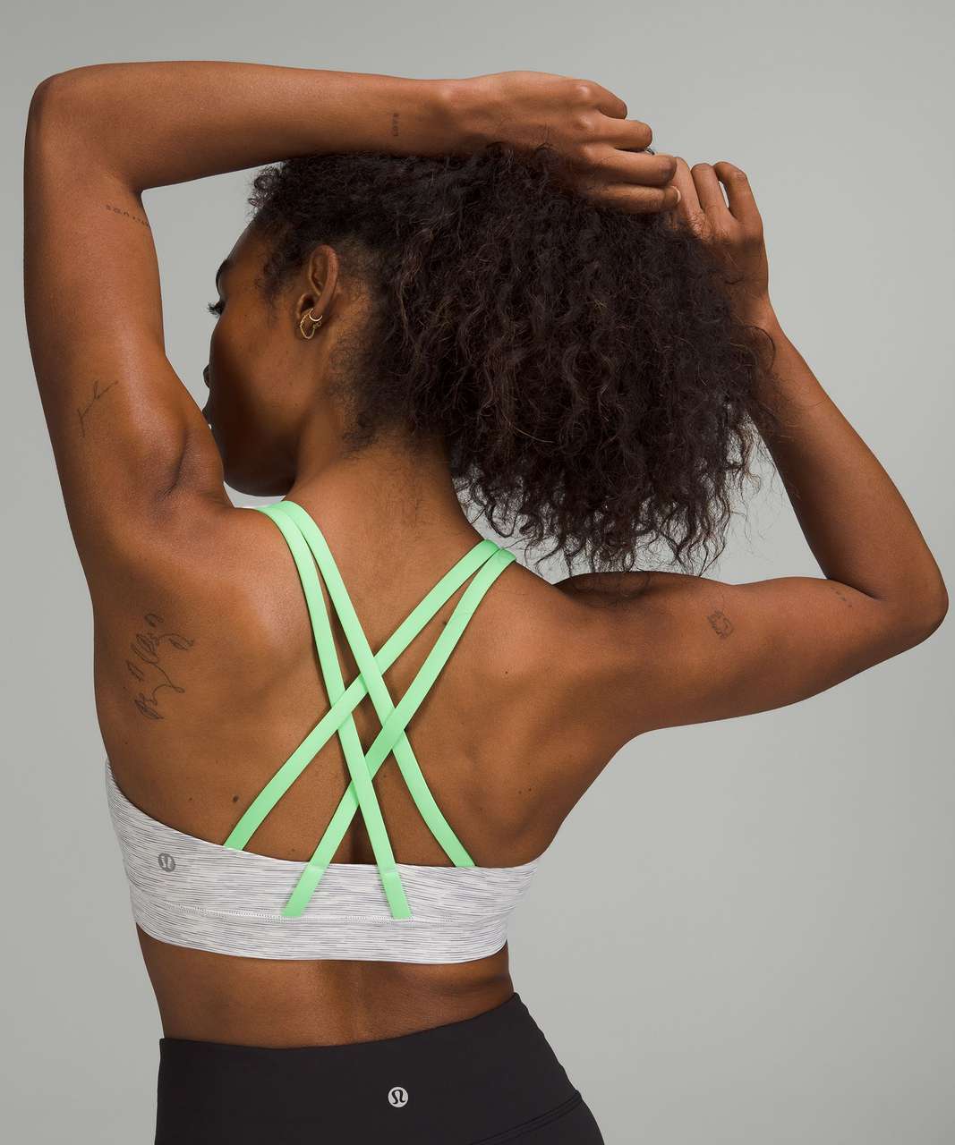 Lululemon Align Reversible Bra Wee Are From Space Nimbus Battleship / size  6