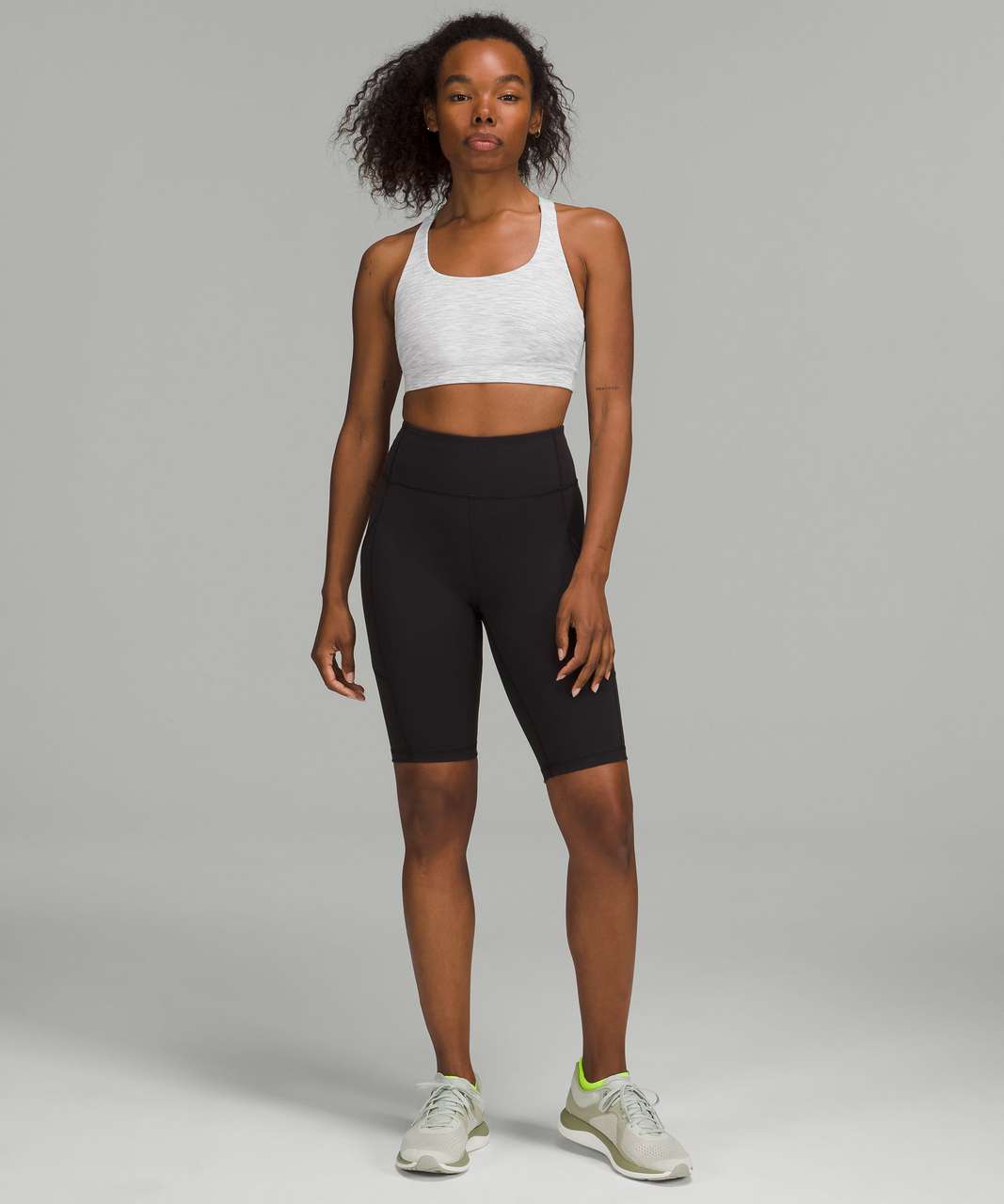 lululemon athletica, Tops, Lululemon Energy Bra Long Line Wee Are From  Space Nimbus Battleship Size 4