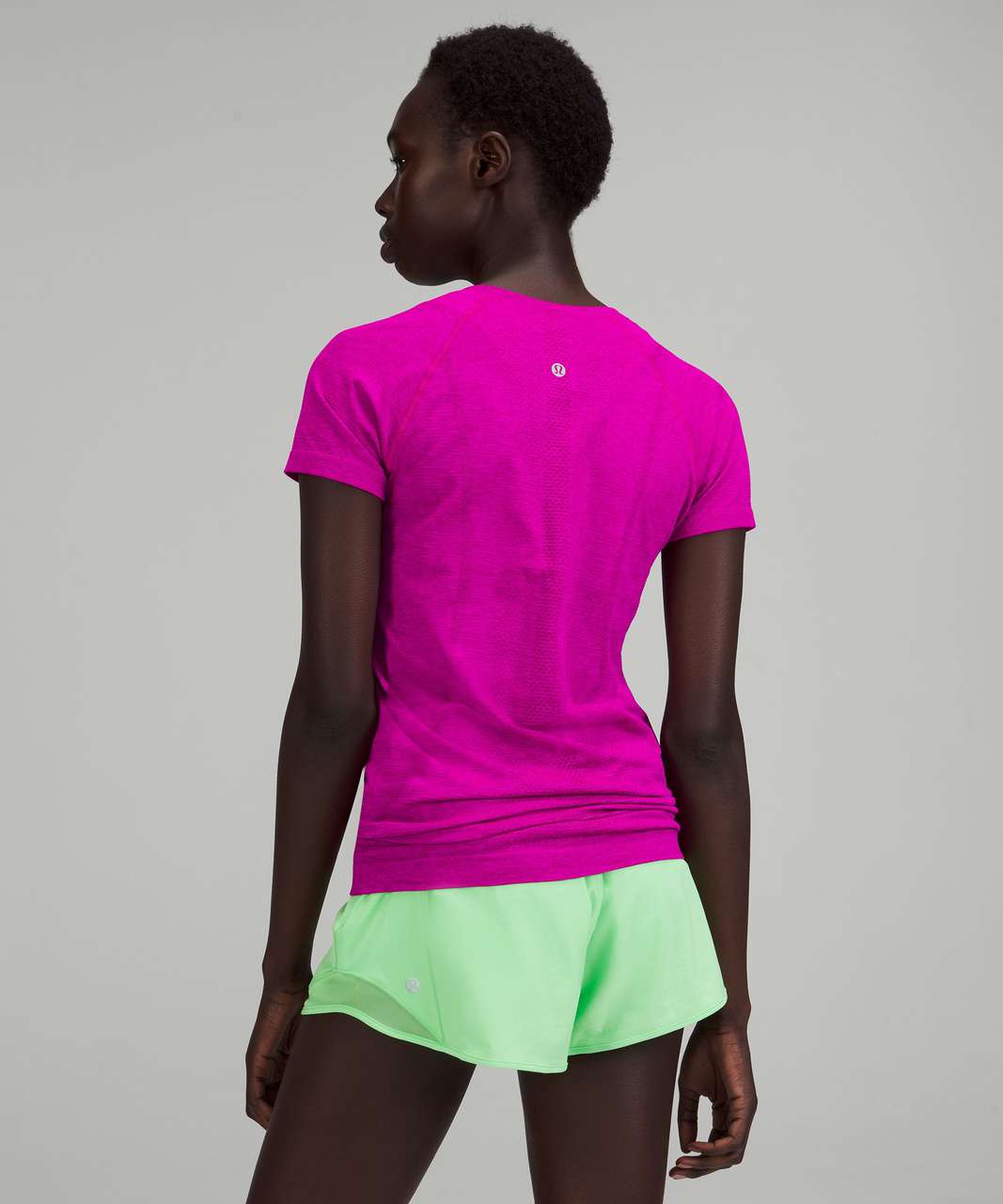 Lululemon Swiftly Tech Short Sleeve Shirt 2.0 - Magenta Purple / Purple  Highlight - lulu fanatics