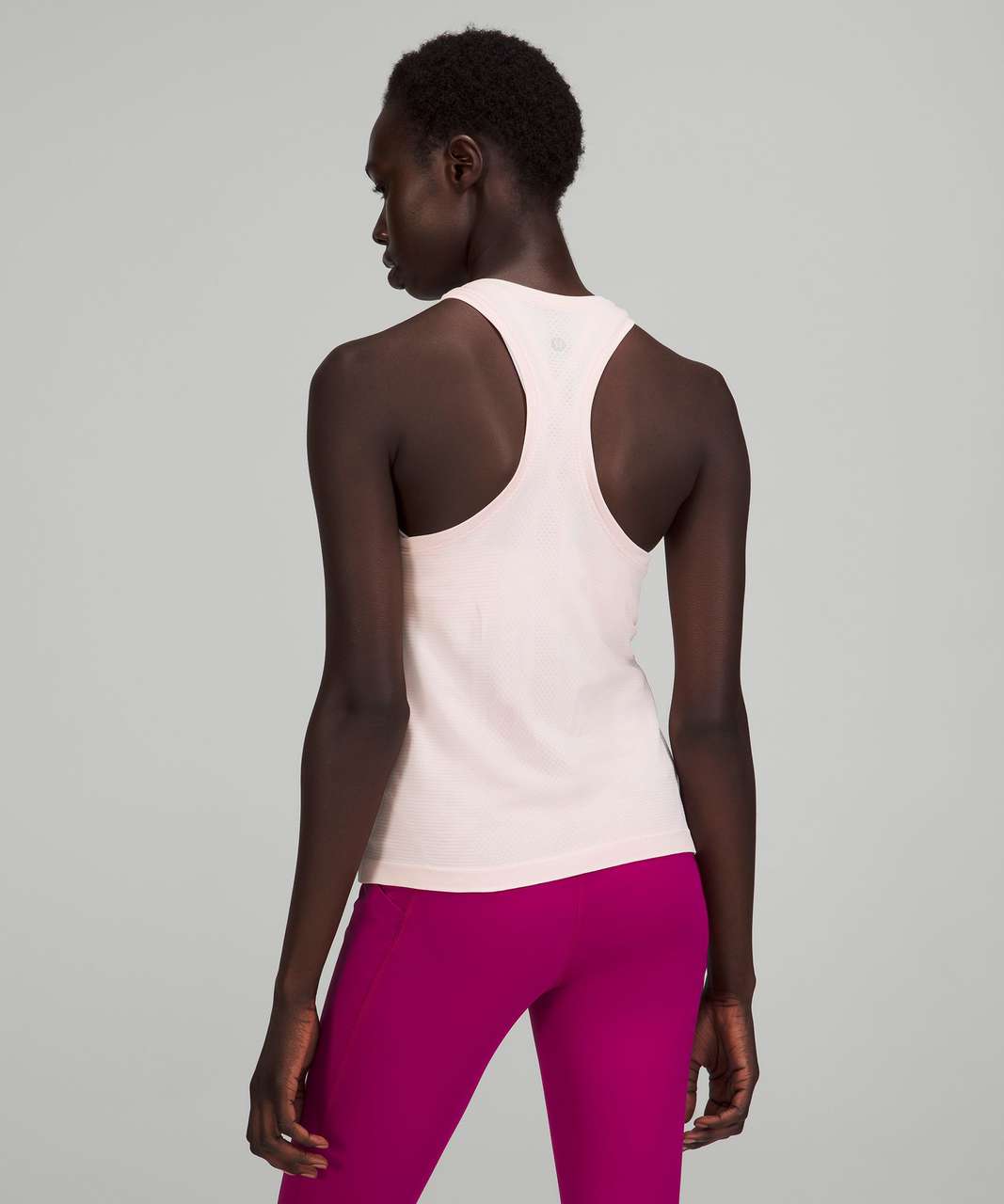 Lululemon Swiftly Tech High-Neck Tank Top 2.0 *Race Length - Strawberry Milkshake / Strawberry Milkshake