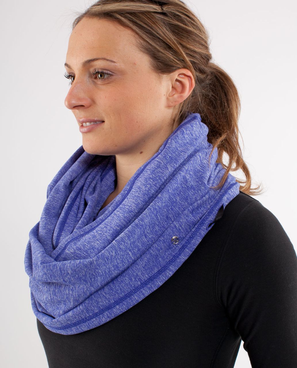 Lululemon Infinity Scarf - Heathered Pigment Blue - lulu fanatics