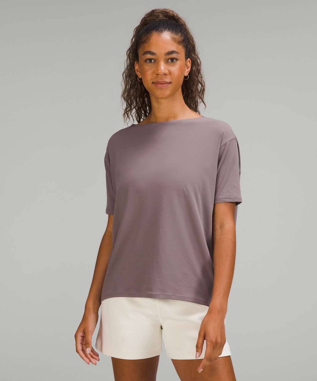 Lululemon Back in Action Short Sleeve T-Shirt *Nulu - Lunar Rock