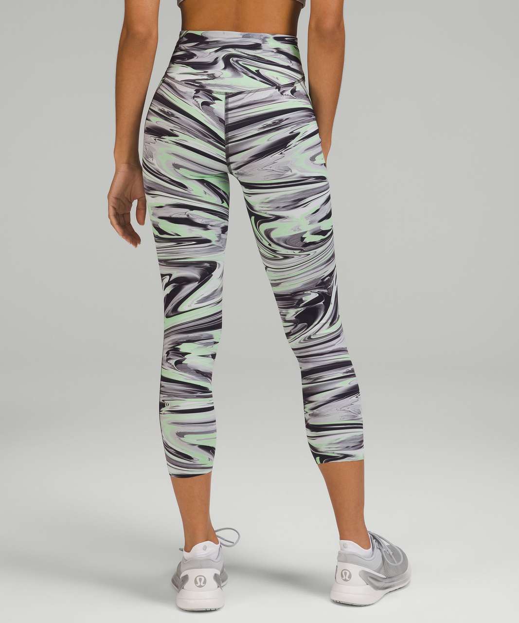 Lululemon Base Pace High-Rise Crop 23 - Paint Glide Warp Multi