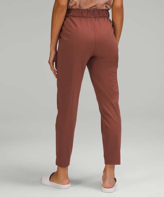 Lululemon Women's Stretch High-Rise Joggers Maroon Merlot Burgundy