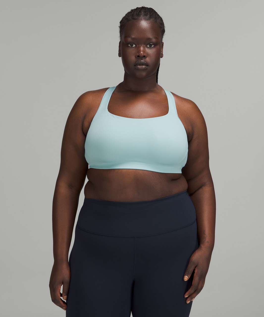 Lululemon All Powered Up Bra *Medium Support, A-G Cups - Breeze Blue - lulu  fanatics