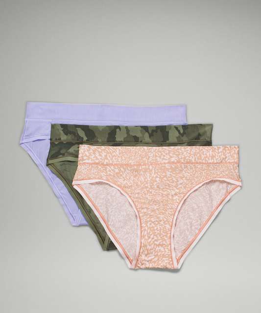 Lululemon UnderEase Mid-Rise Bikini Underwear - Butter Pink - lulu fanatics