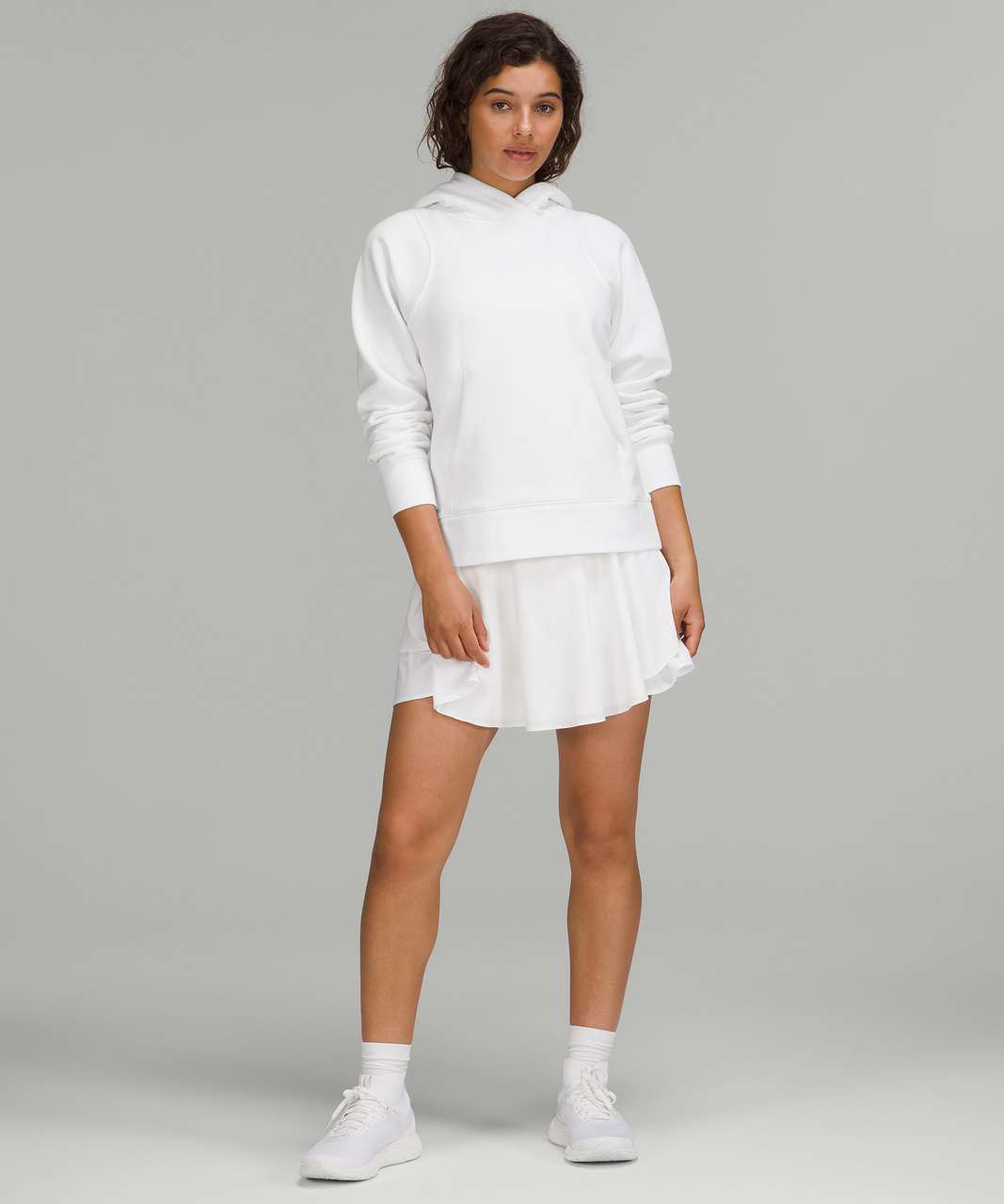 Lululemon Loungeful Hoodie - White - lulu fanatics