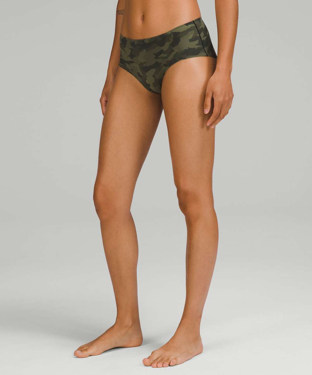 Lululemon InvisiWear Mid-Rise Hipster Underwear 3 Pack - Lilac Smoke / Heritage 365 Camo Mini Medium Olive Multi / Warped Grain Strawberry Milkshake Pink Clay