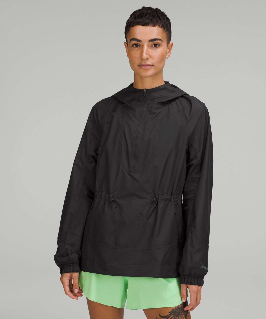 Lululemon Cinch-Waist Half-Zip Running Jacket - Black