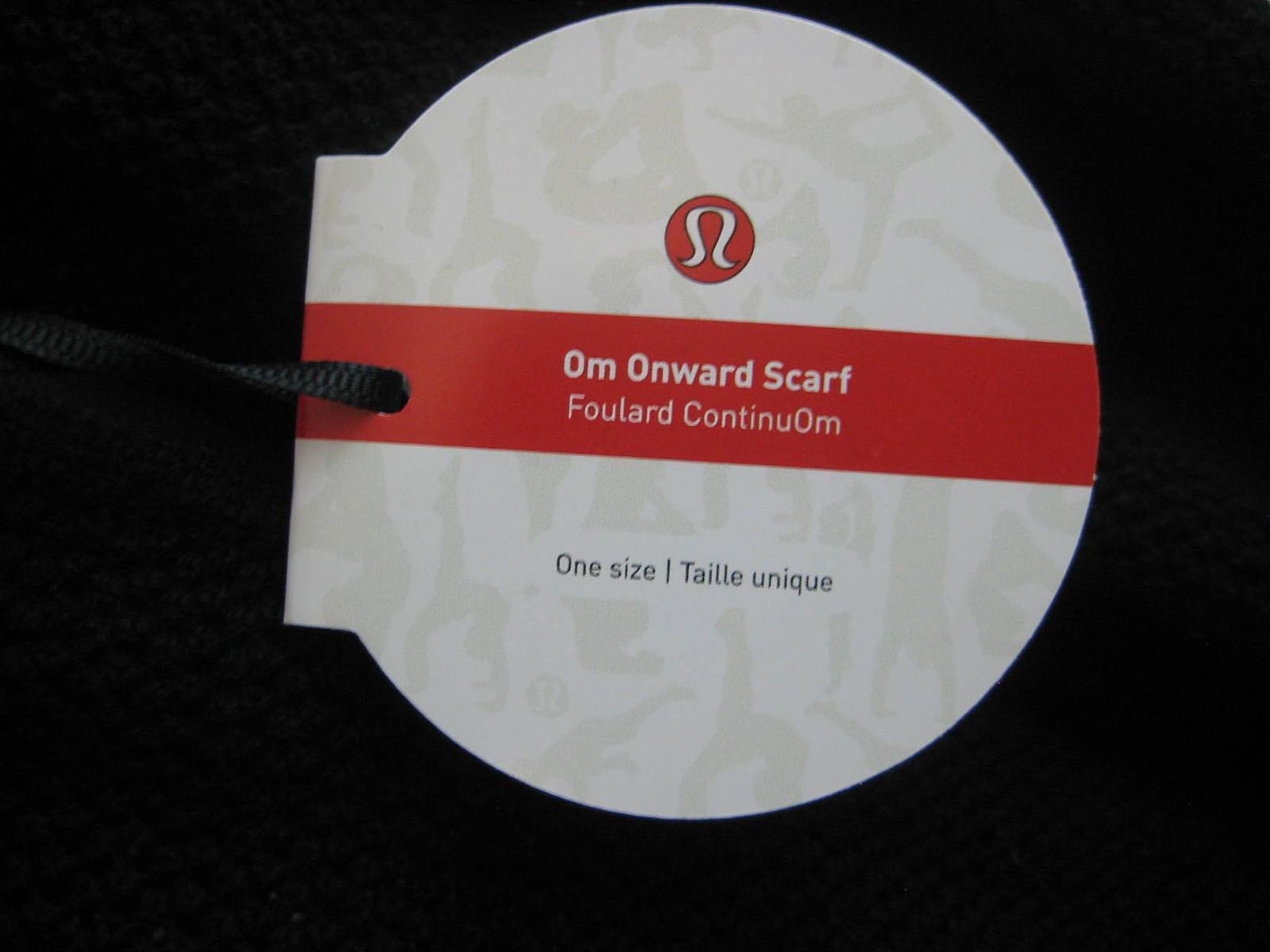 Lululemon Om Onward Scarf - Cadet Blue / Black