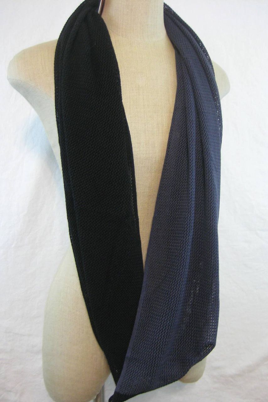 Lululemon Om Onward Scarf - Cadet Blue / Black