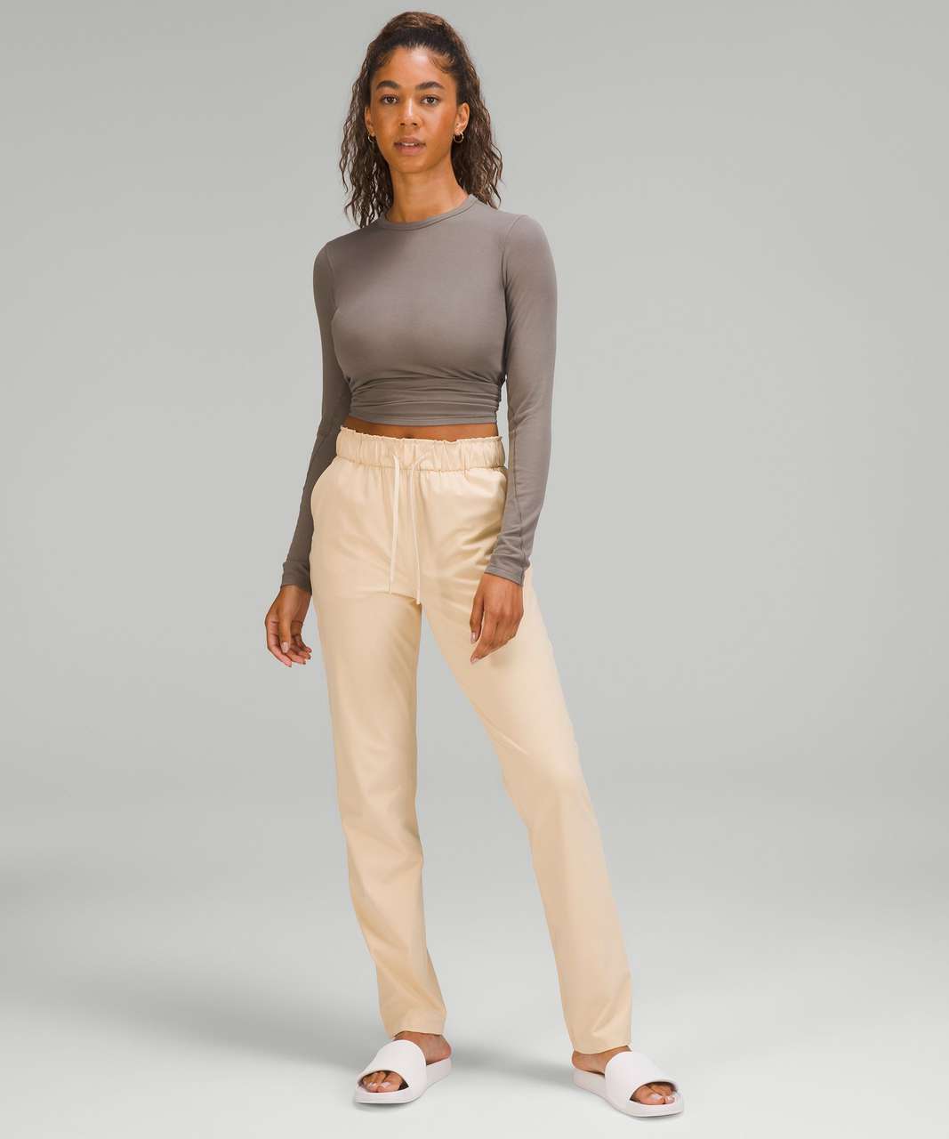 High-Rise Stretch Pants