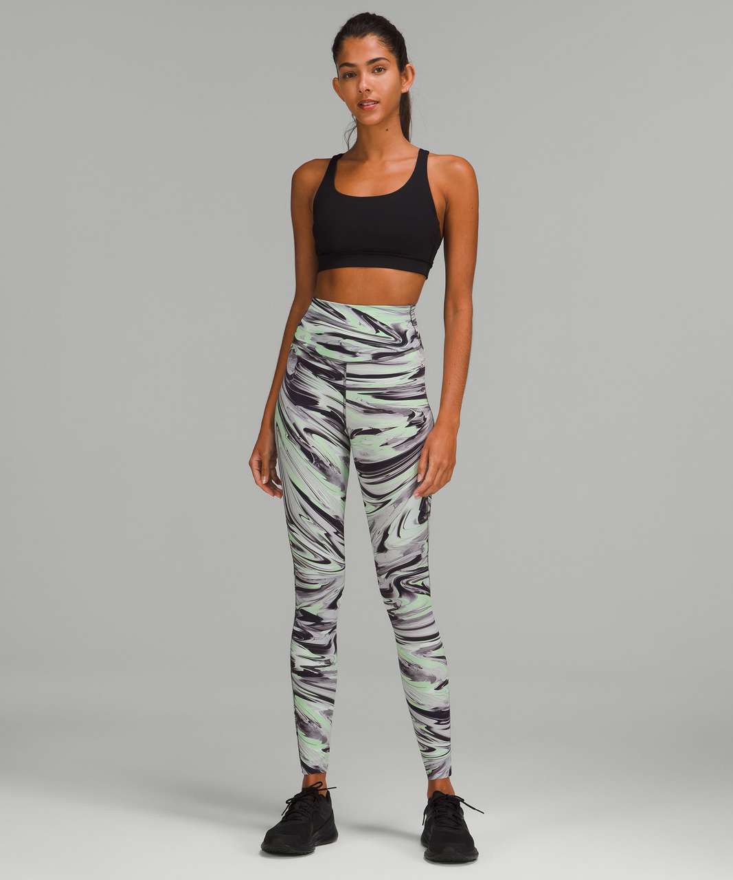 Lululemon Base Pace High-Rise Running Tight 25 - Paint Glide Warp Multi -  lulu fanatics