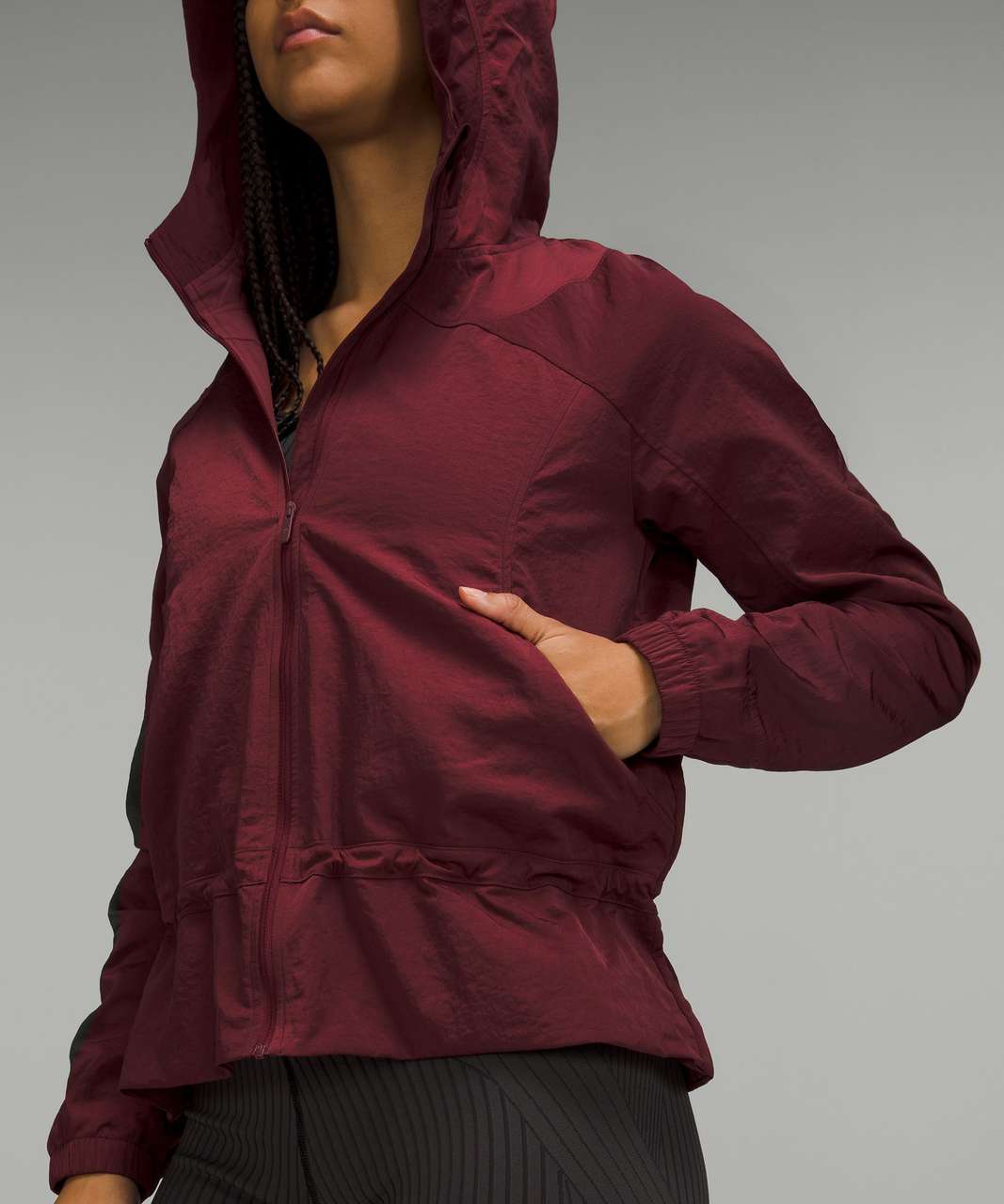 Lululemon Ready to Go Jacket - Red Merlot