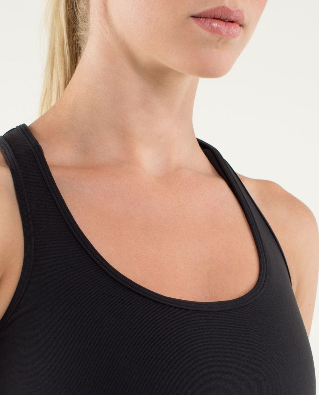 Lululemon Cool Racerback *Ruffled Up - Black