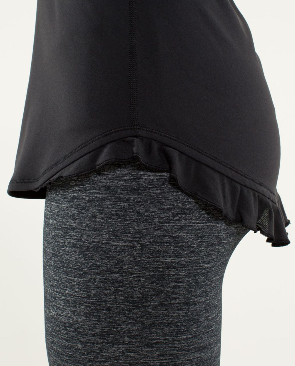 Lululemon Cool Racerback *Ruffled Up - Black