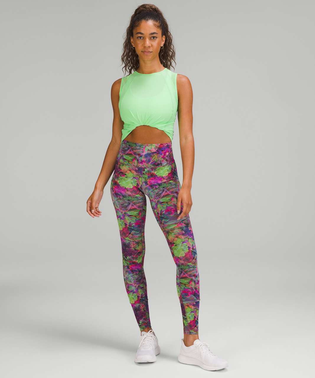 Lululemon Wunder Train High-Rise Tight 25 - Vivid Floral Tone