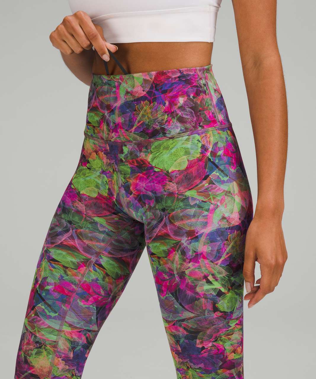 Lululemon Wunder Train High-Rise Tight 31" - Vivid Floral Tone Multi