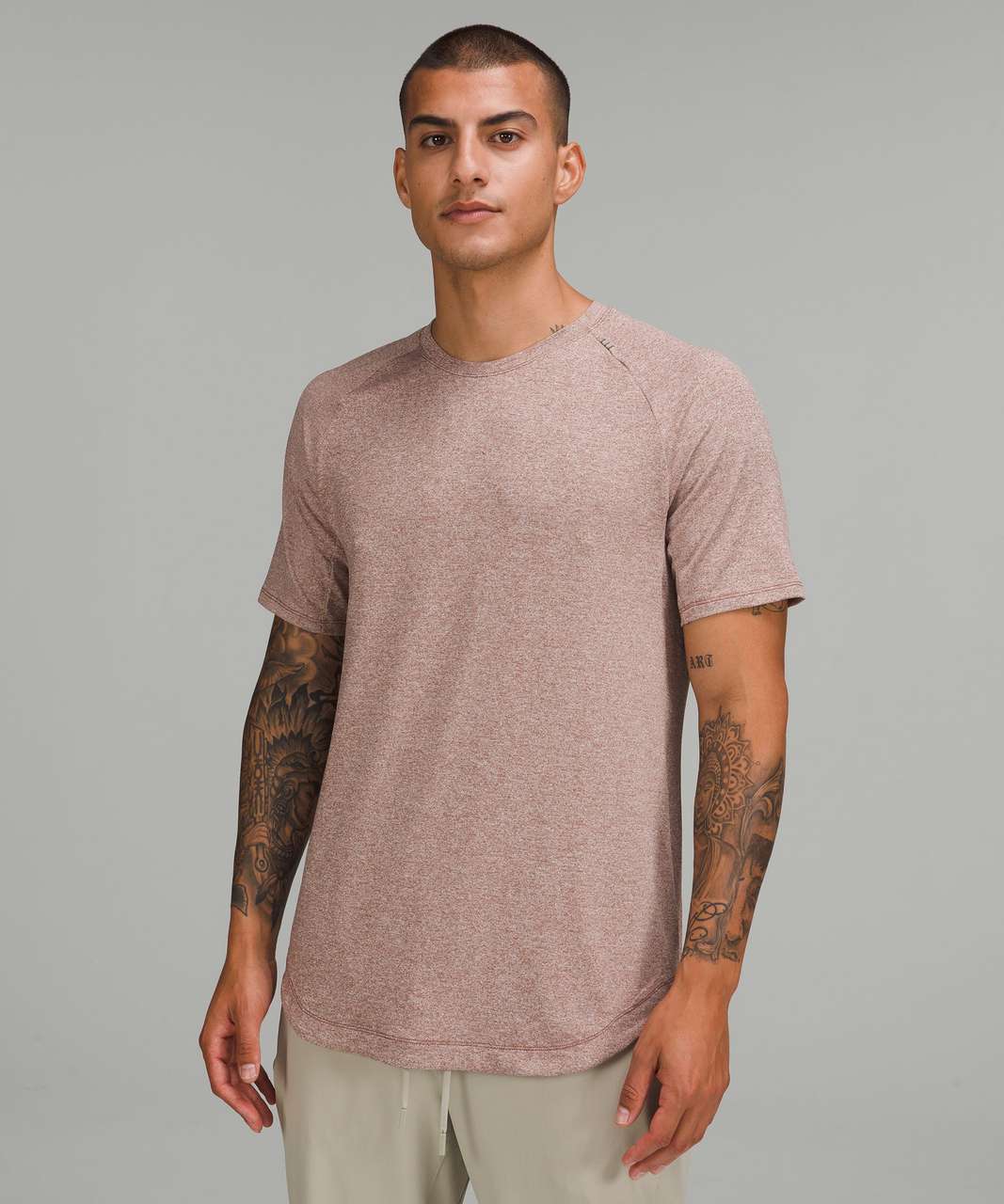 Lululemon Drysense Training Short Sleeve Shirt - Heathered Smoky Topaz