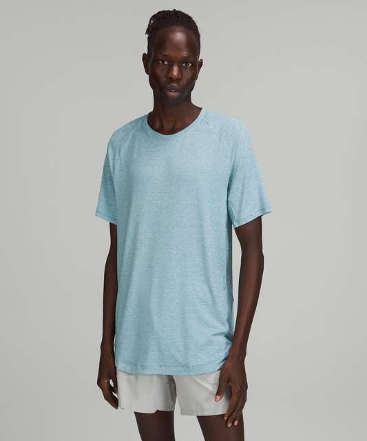 Lululemon Relaxed-fit Training Short Sleeve Shirt In Heathered