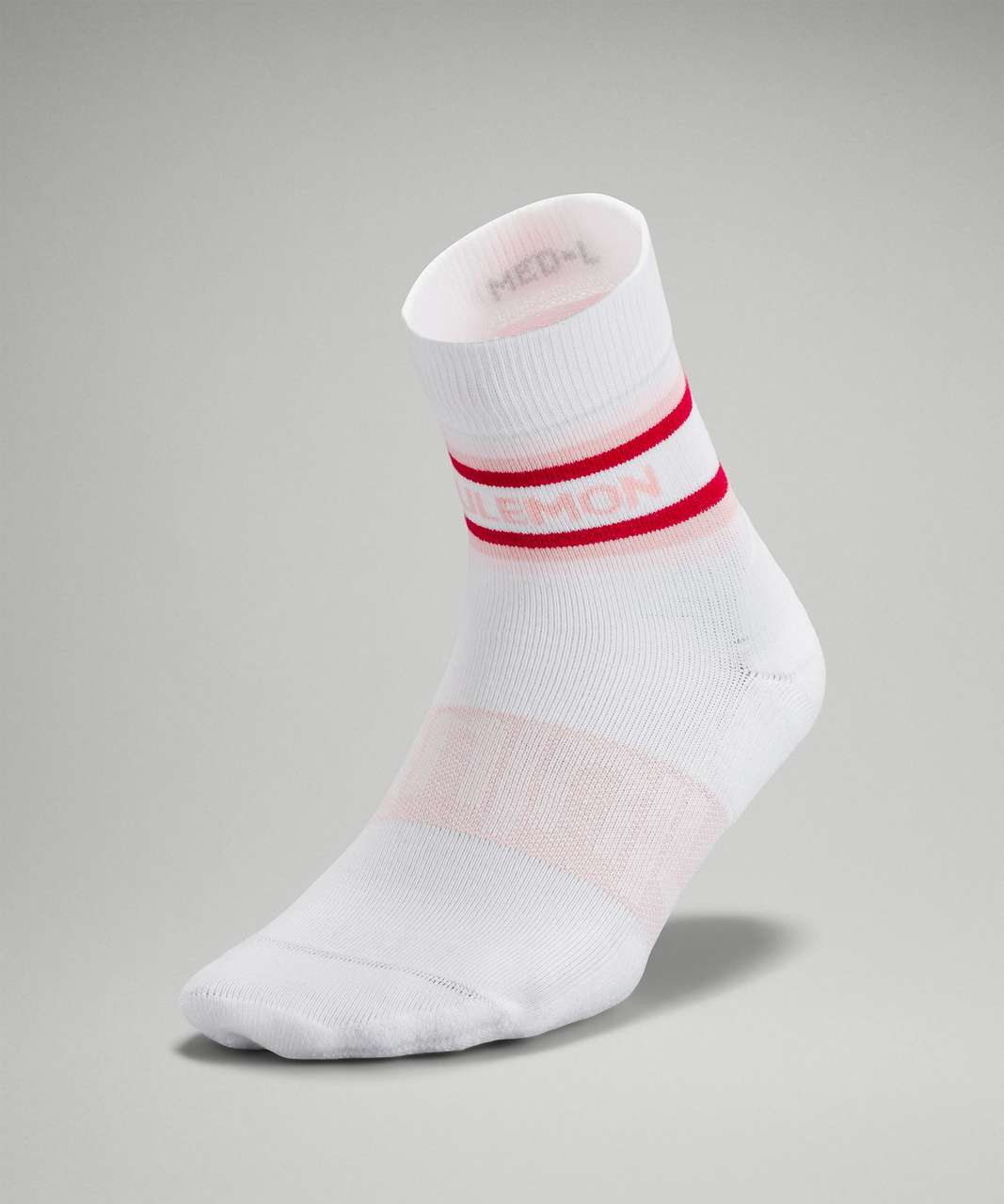 Lululemon Daily Stride Mid-Crew Sock *Rainbow lululemon - White