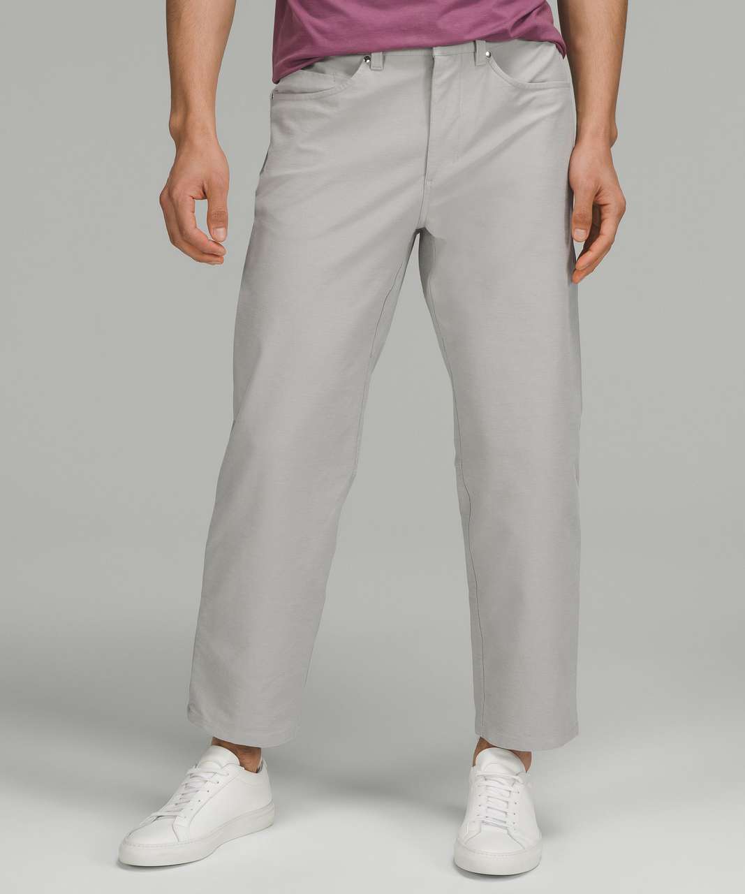 Lululemon ABC Crop Pant Relaxed *Utilitech - Dove Grey - lulu fanatics