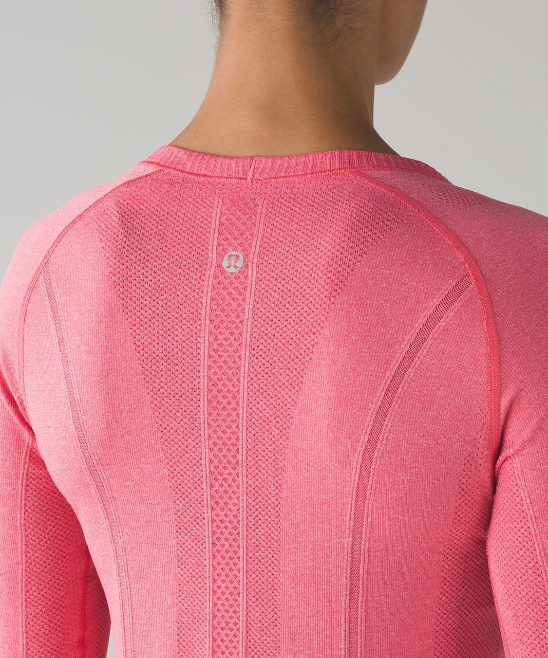 Lululemon Swiftly Tech Long Sleeve Crew - Heathered Lush Coral