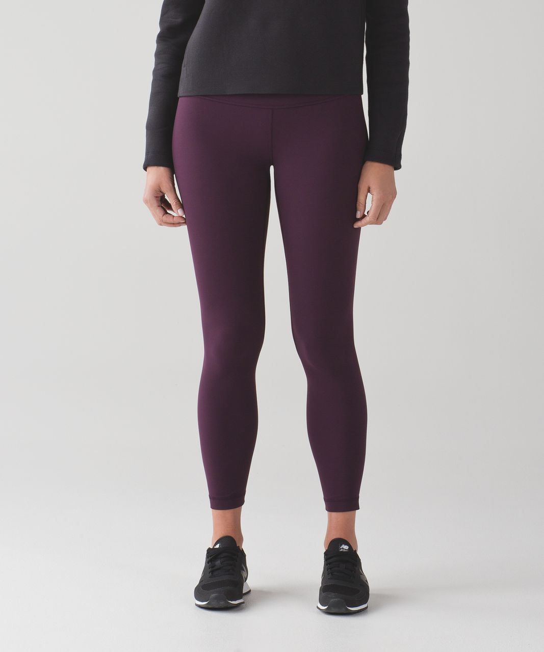 Lululemon Align Pant II 25 - Mini Space Dye Herringbone Heathered Black  White / Black - lulu fanatics