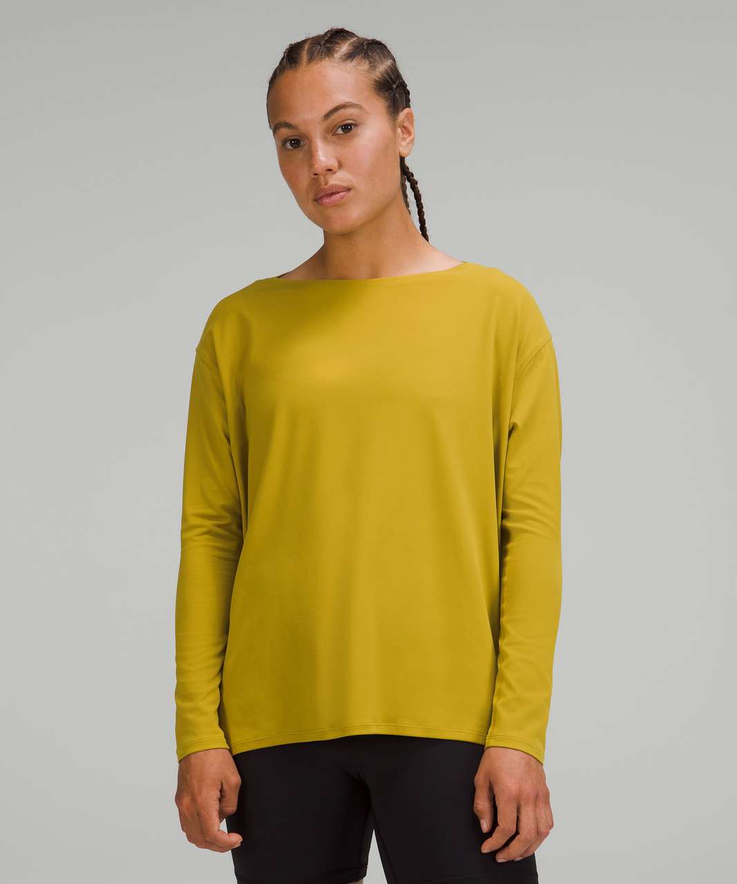 Lululemon Back in Action Long Sleeve Shirt *Nulu - Auric Gold - lulu  fanatics