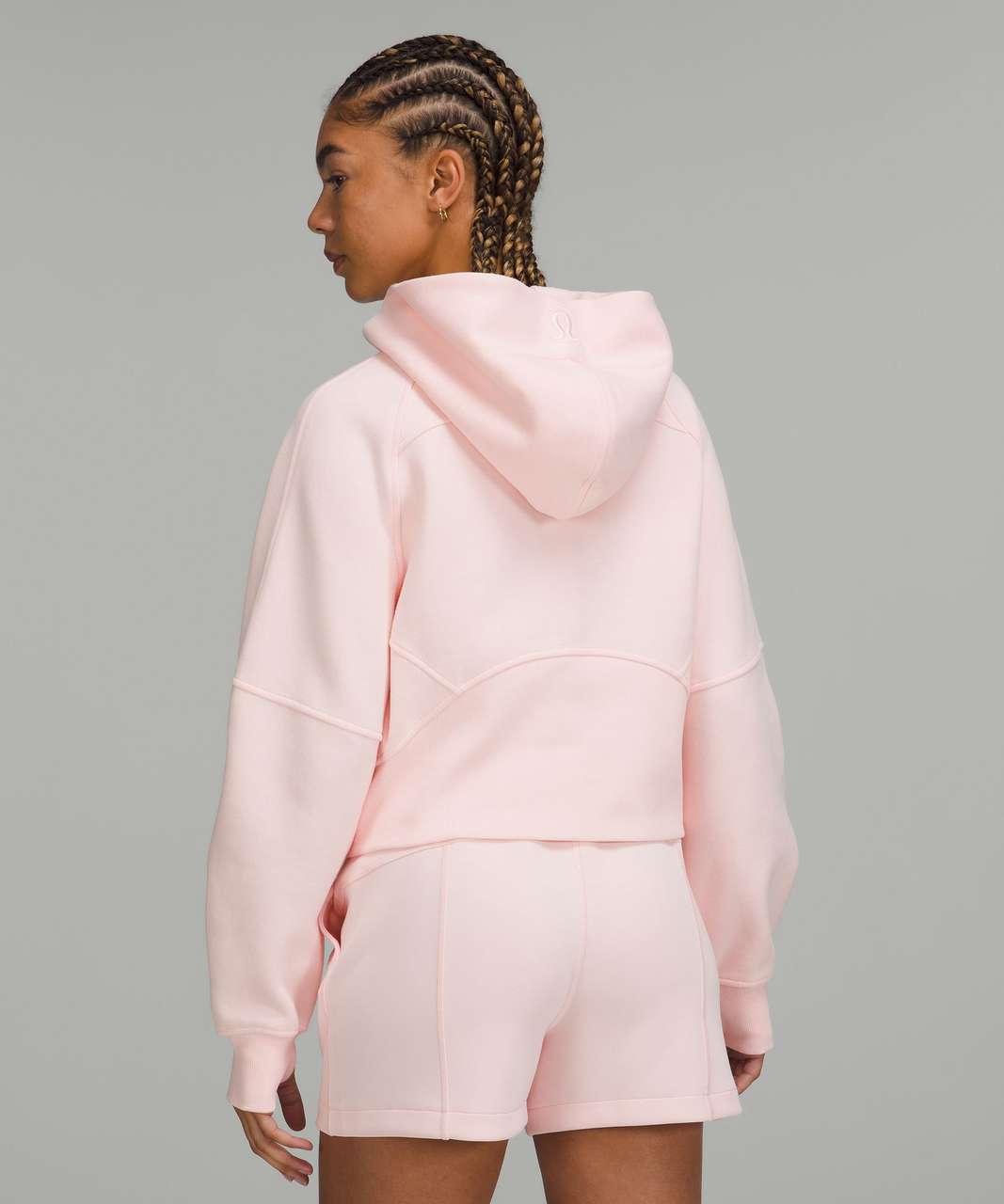 Lululemon Scuba Full-Zip Cropped Hoodie Size 8 LIP GLOSS Pink - SOLD OUT -  NWOT