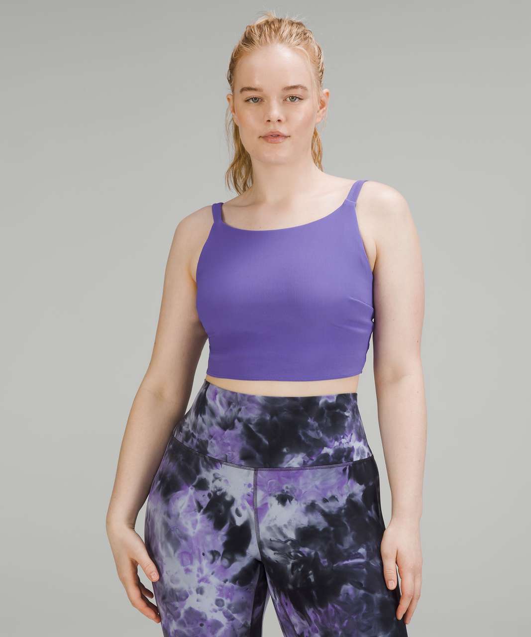 Lululemon Twist & Reach Bra In Purple