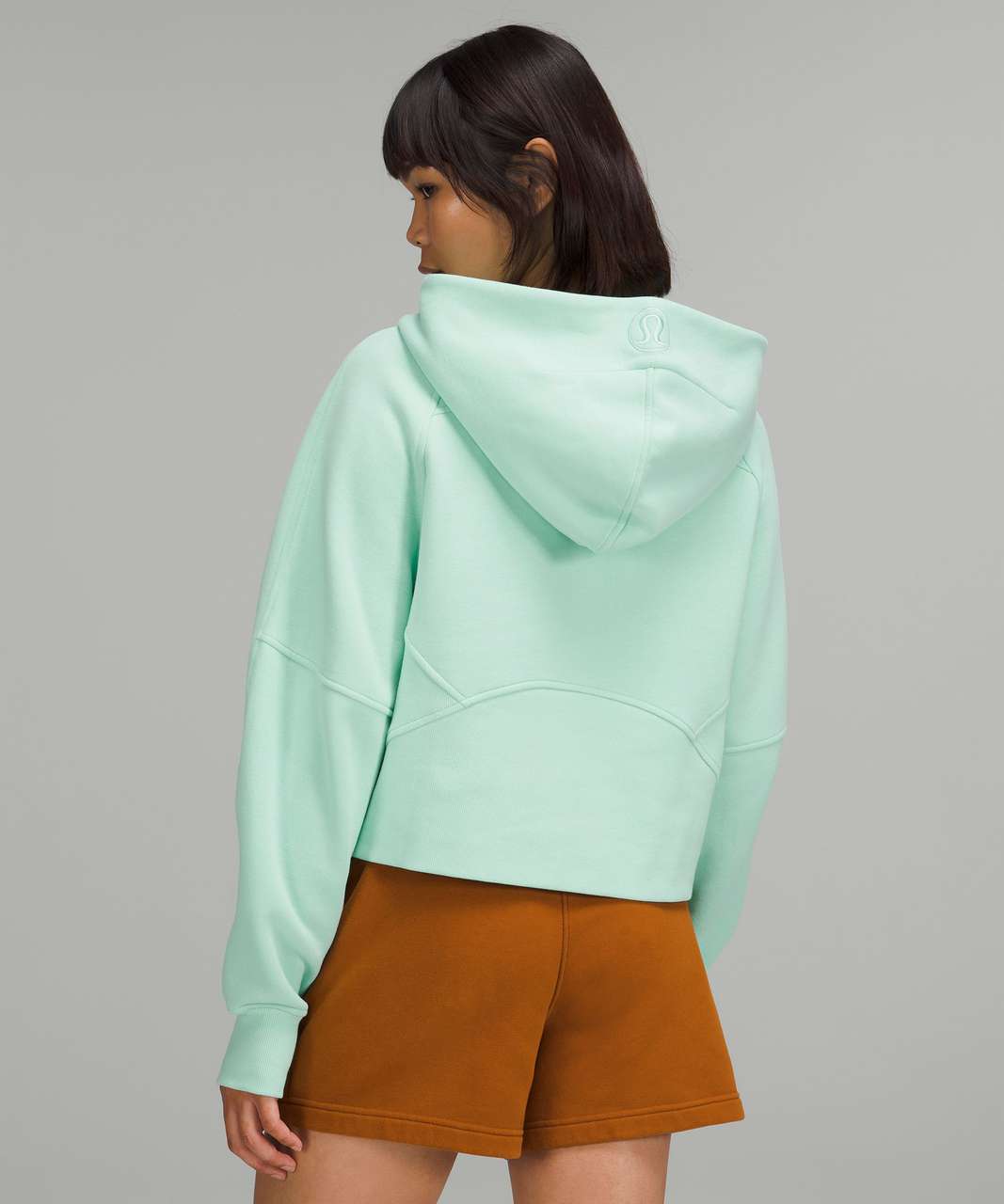 Lululemon Scuba Oversized Half-zip Hoodie In Creamy Mint