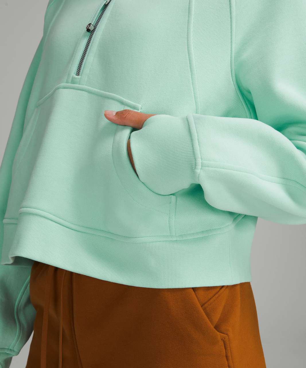 Lululemon Scuba Oversized Half-Zip Hoodie - Delicate Mint - lulu