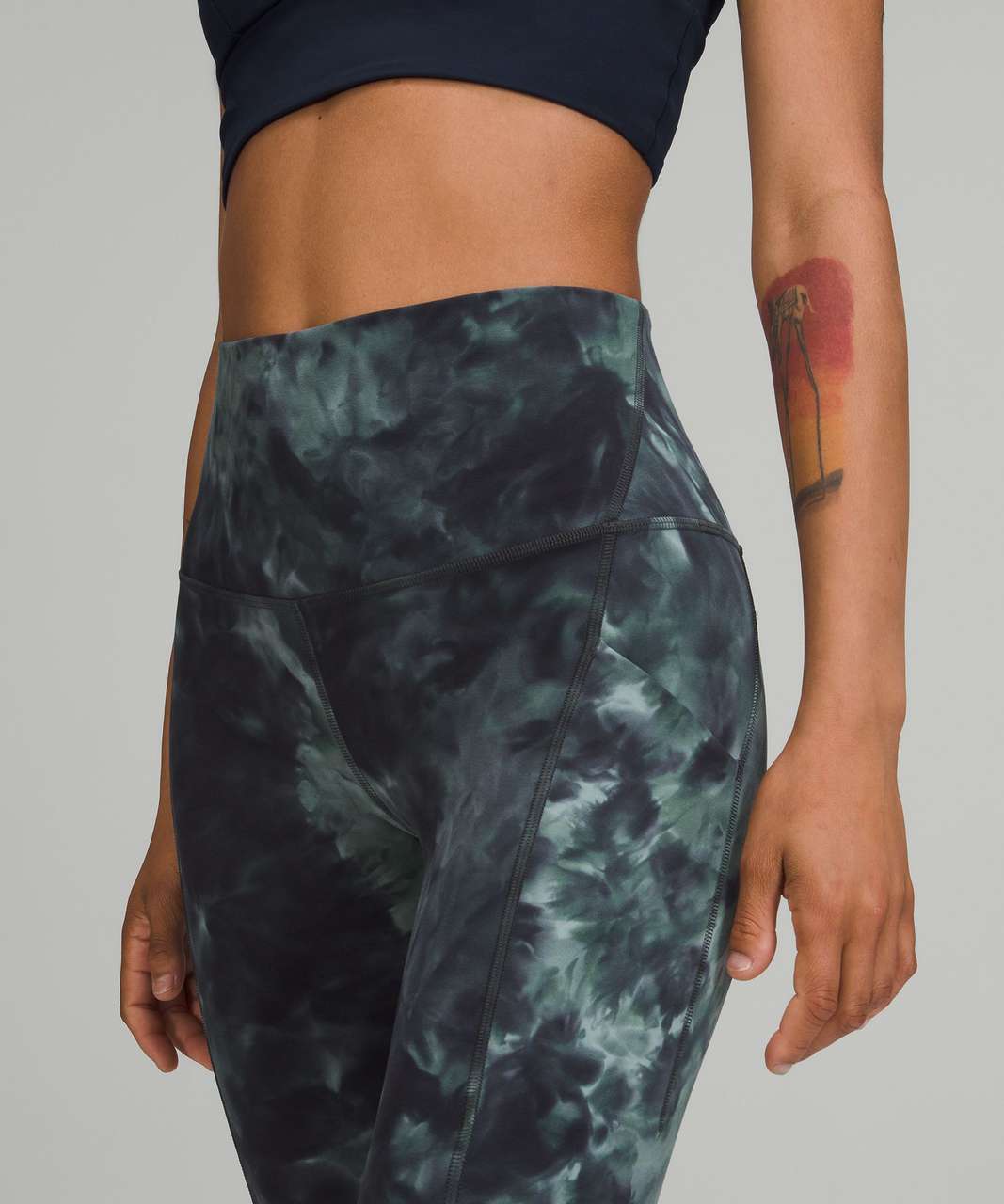 Lululemon Align High-Rise Pant with Pockets 25" - Diamond Dye Silver Blue Tidewater Teal Graphite Grey