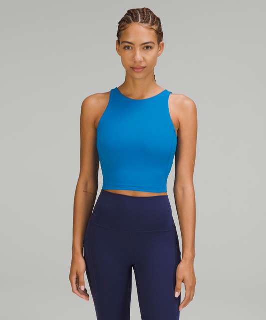 Lululemon Align High-Neck Tank Top - Pastel Blue - lulu fanatics