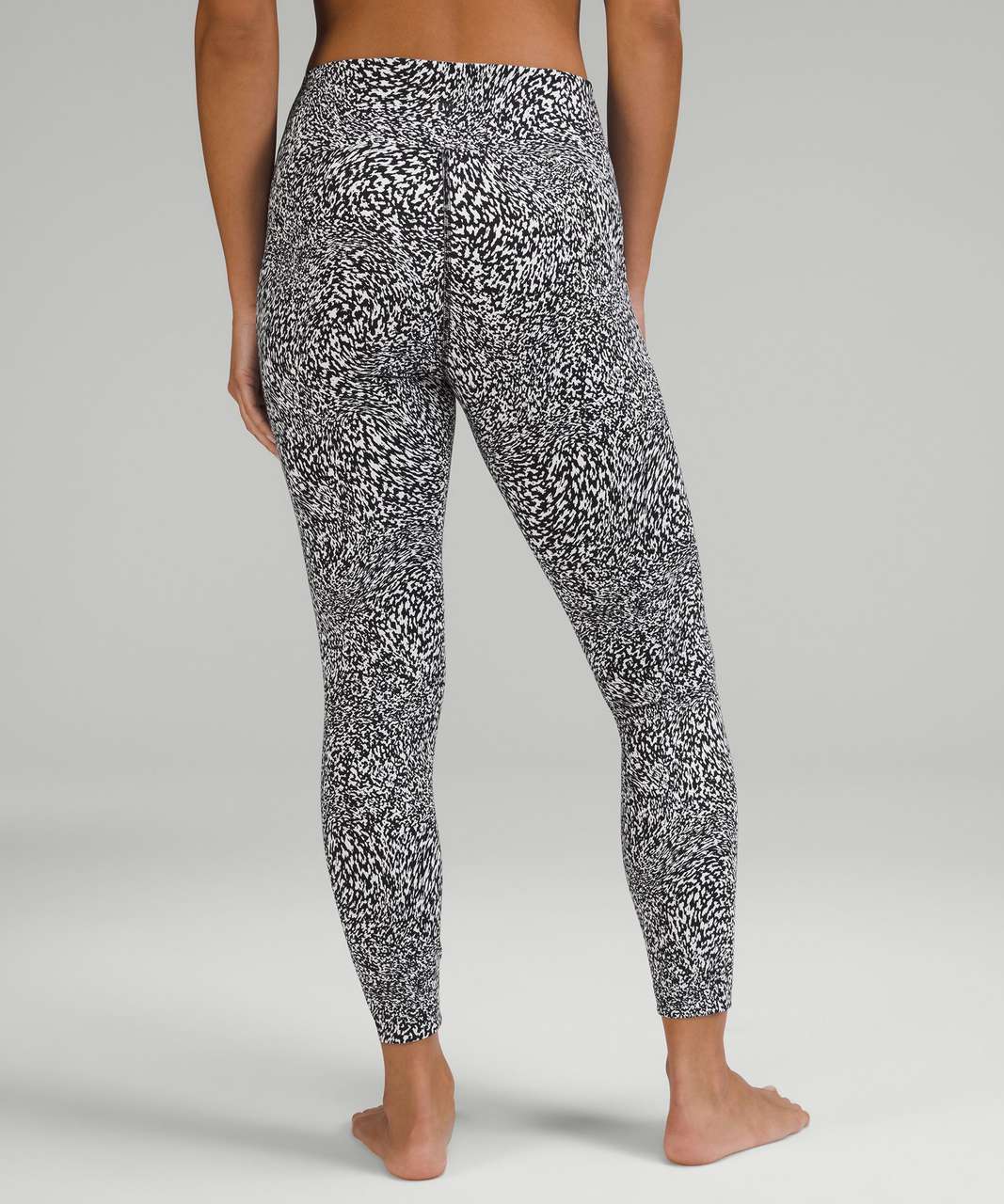 Lululemon Tight Stuff Tight II Chakra Print Alpine White Black