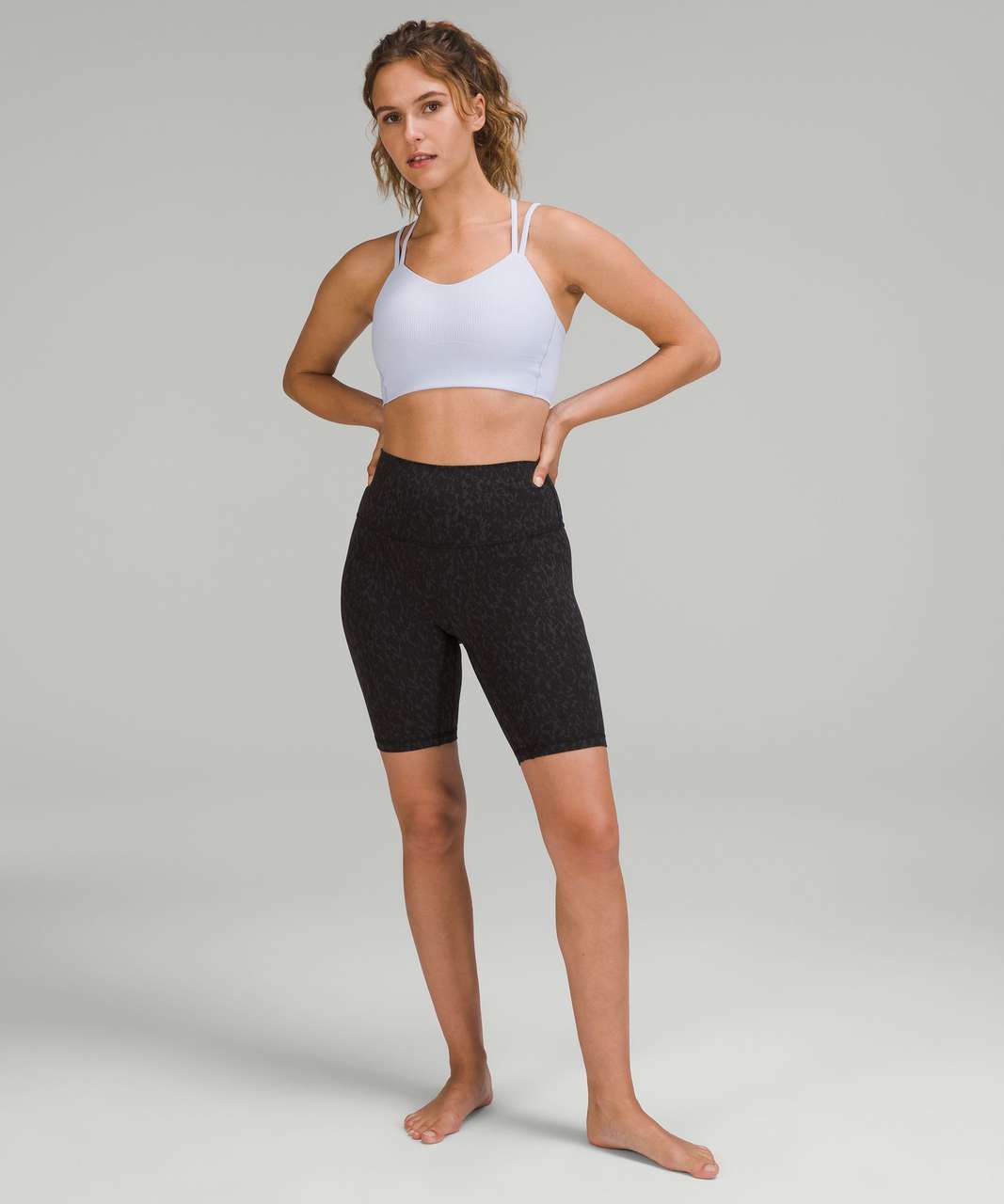 lululemon Speed Up Shorts: Lined Leopard Anchor Multi/Black - The