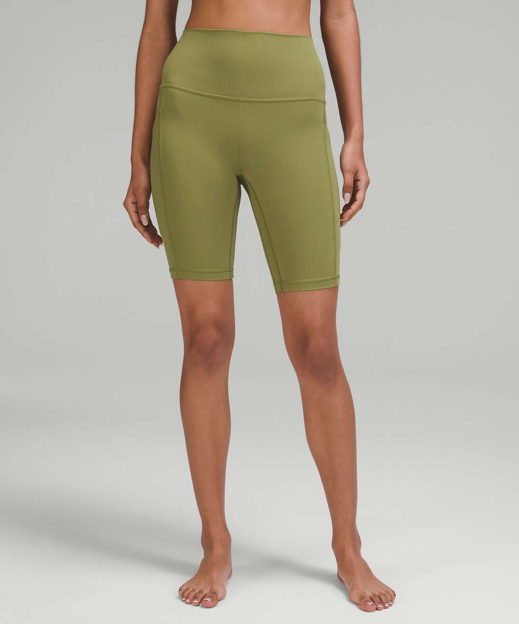 Lululemon Align High-Rise Short with Pockets 8" - Bronze Green