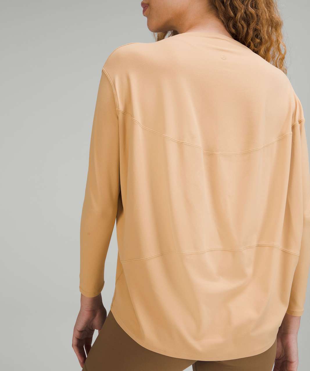 Lululemon Back in Action Long Sleeve Shirt *Nulu - Pecan Tan