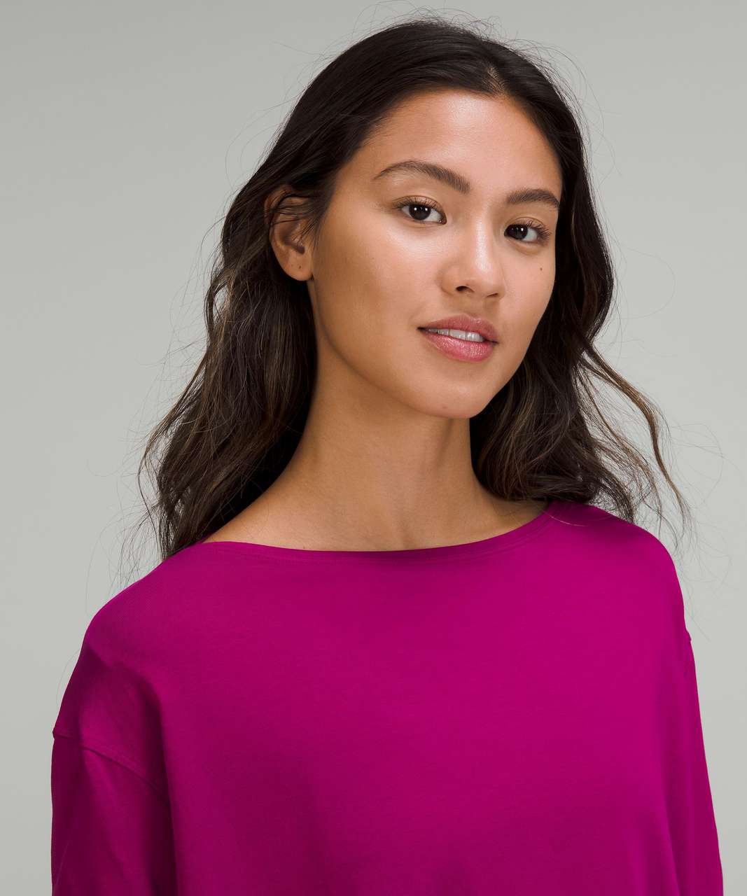 Lululemon Back in Action Long Sleeve Dress - Magenta Purple