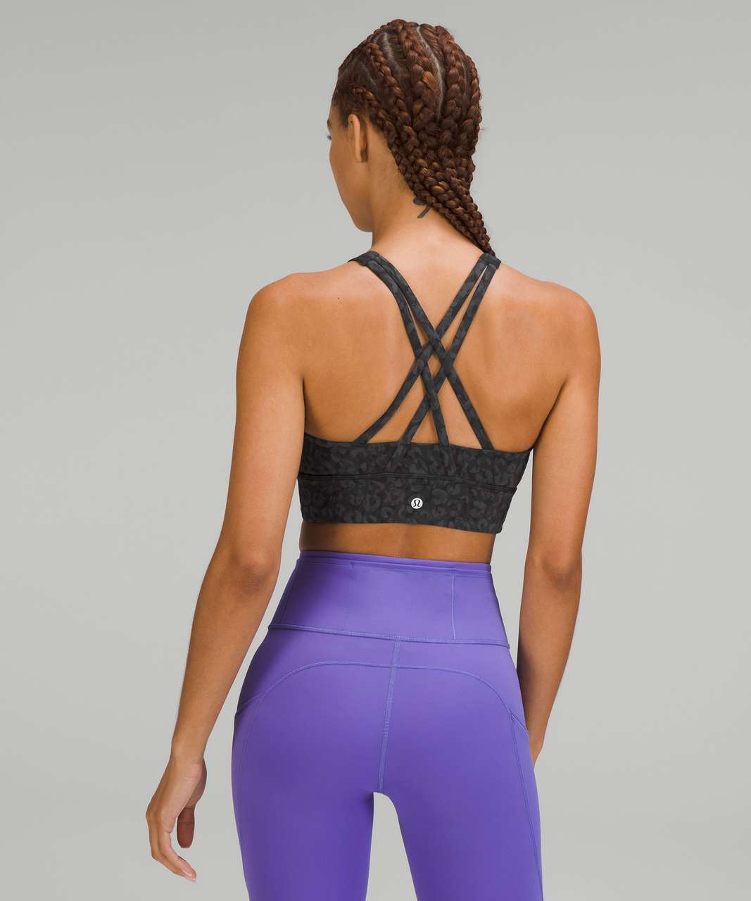 Lululemon Free to Be Longline Bra - Wild *Light Support, A/B Cup - Intertwined  Camo Deep Coal Multi - lulu fanatics