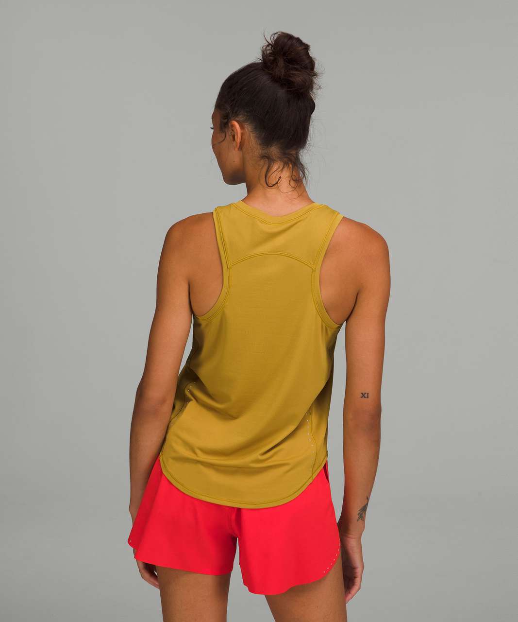 Lululemon High-Neck Running and Training Tank Top - Auric Gold