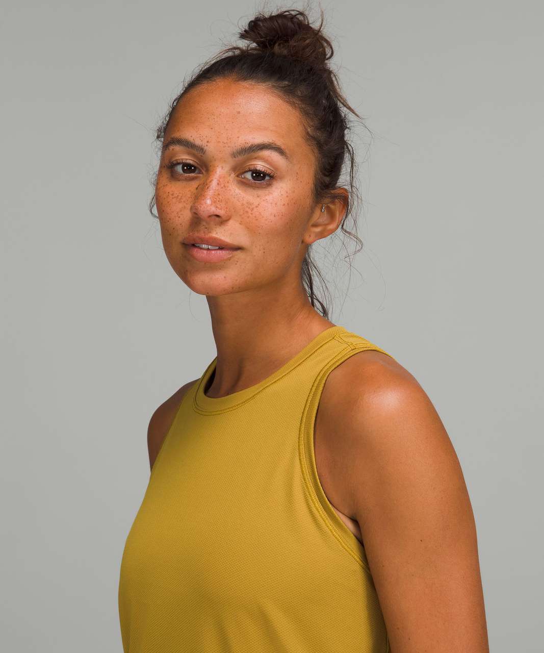 Lululemon High-Neck Running and Training Tank Top - Auric Gold