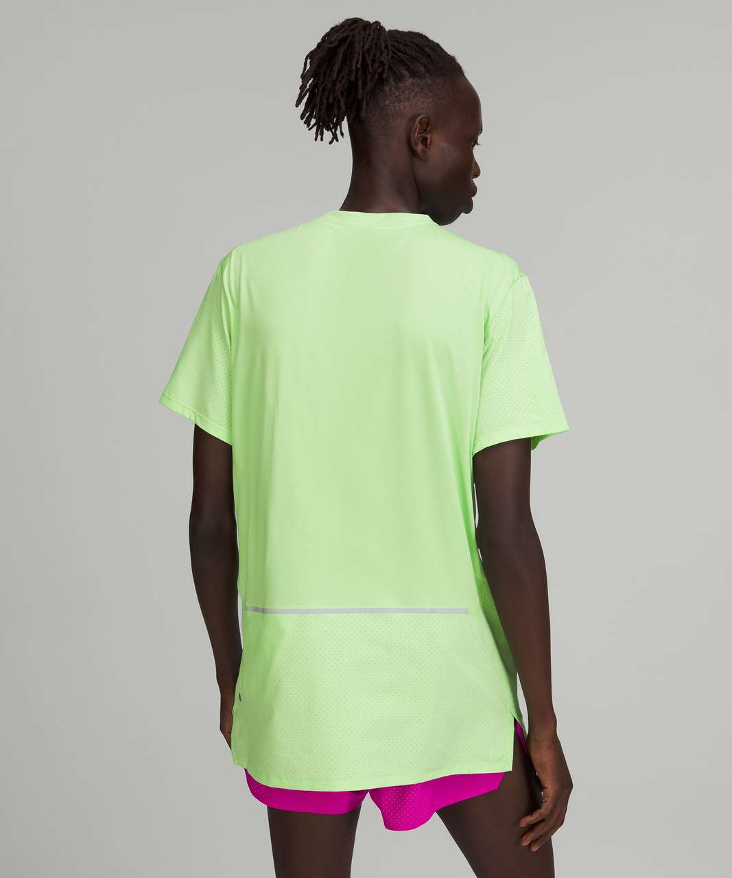 Lululemon All Terrain Short Sleeve Shirt - Scream Green Light