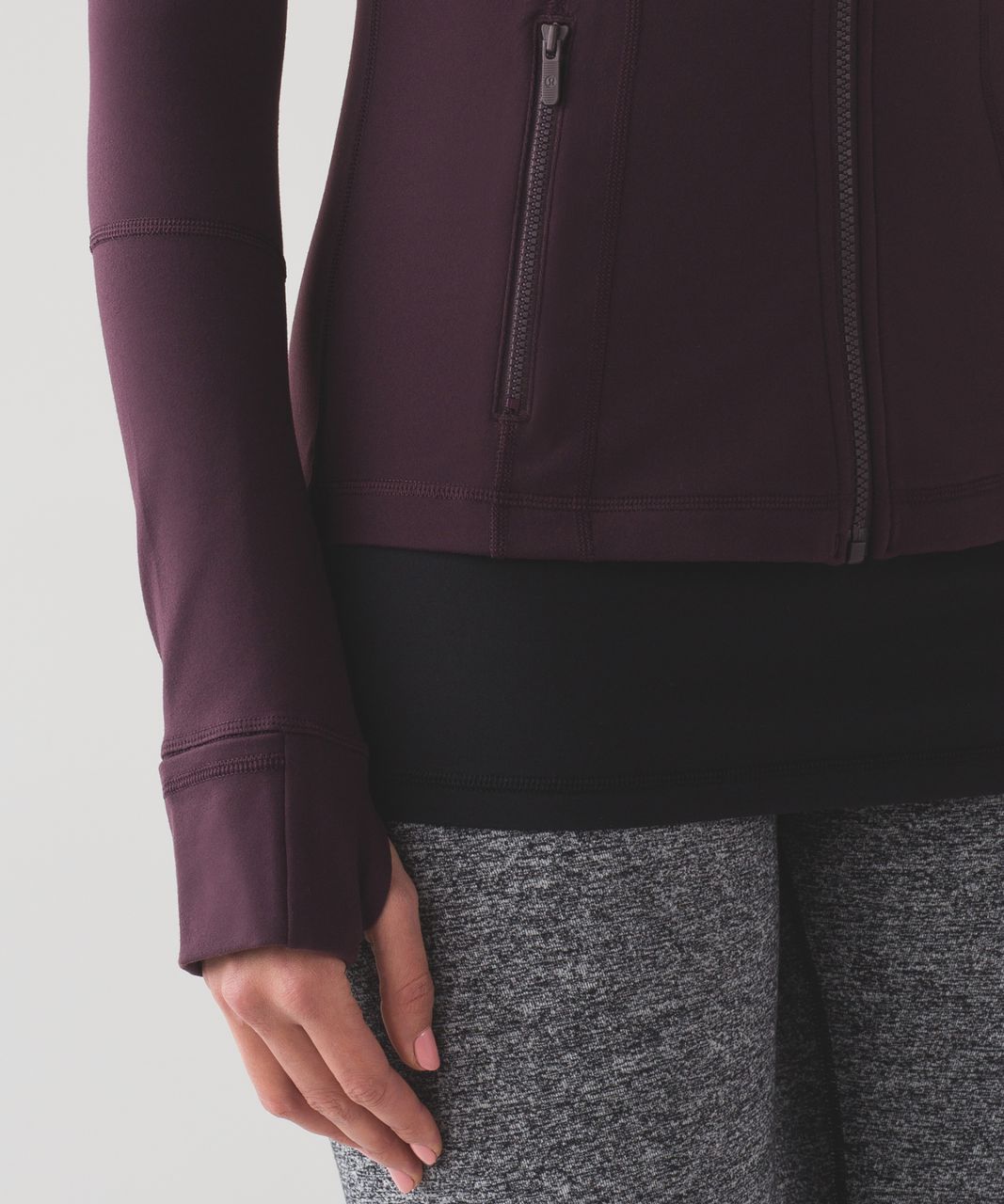 LULULEMON IN STRIDE JACKET QUIET STRIPE