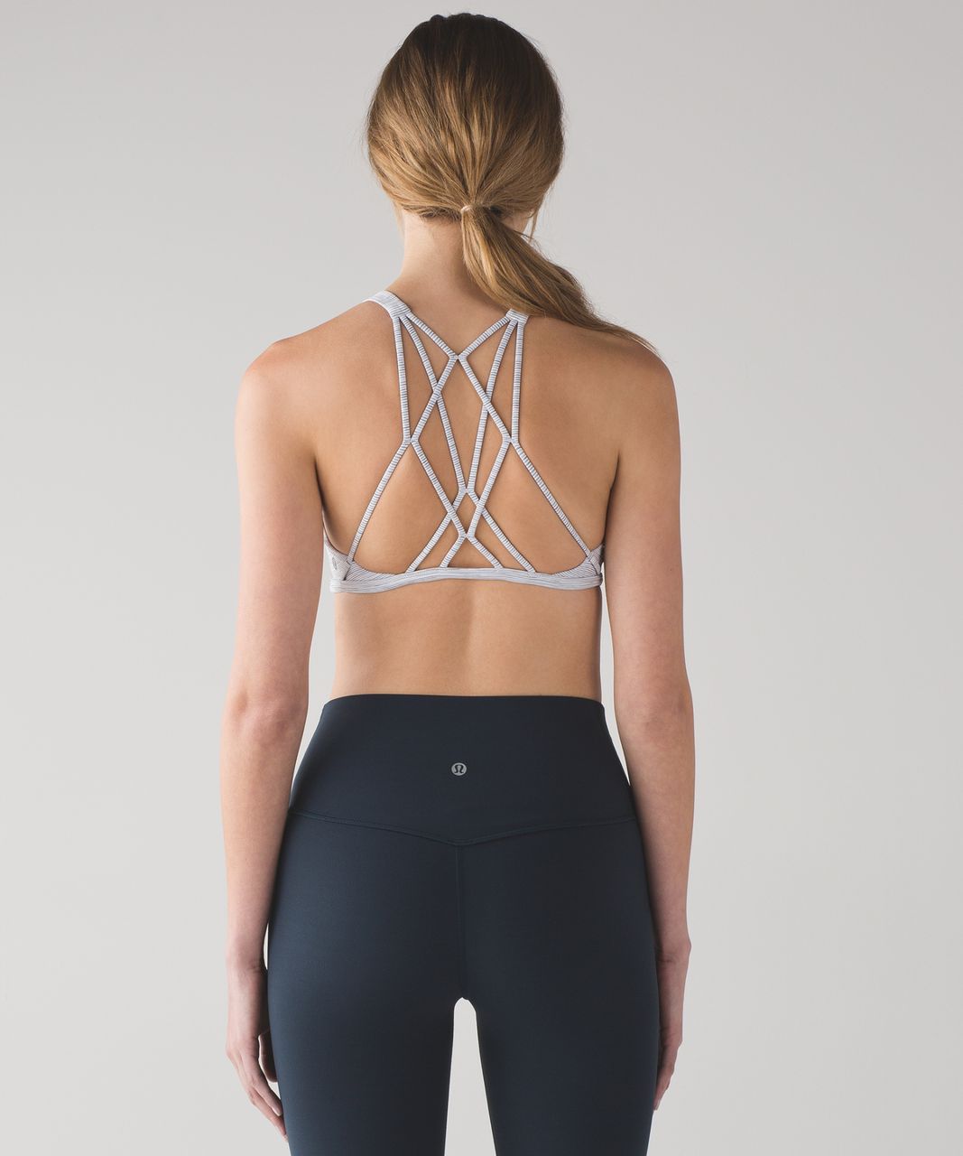 Lululemon Free To Be Zen Bra - Wee Are From Space Alpine White Battleship