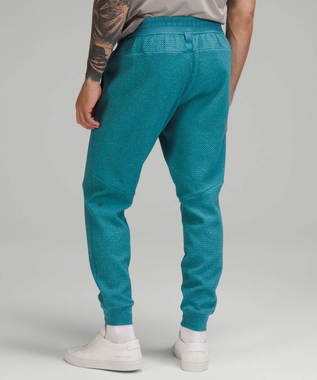 Lululemon At Ease Jogger 29 - Heathered Iron Blue / Black - lulu fanatics